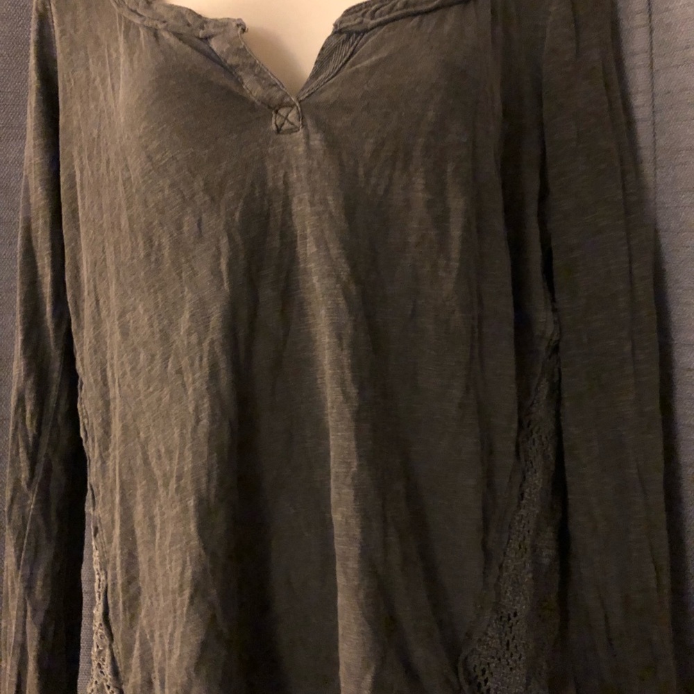 Free people lace patches top